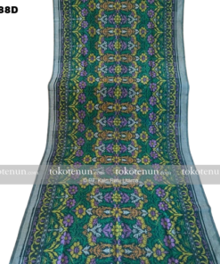 Kain Tenun 3D Hijau Sekar C688D