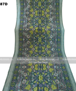 Kain Tenun 3D Hijau Kemuning C687D