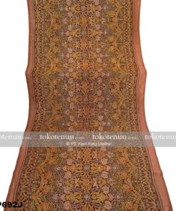 Tenun Ikat Prada Gold Coklat CTP692J