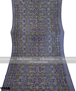 Tenun Ikat Prada Silver Biru CTP696E